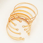 Bohemian Gold Cuff Bracelet