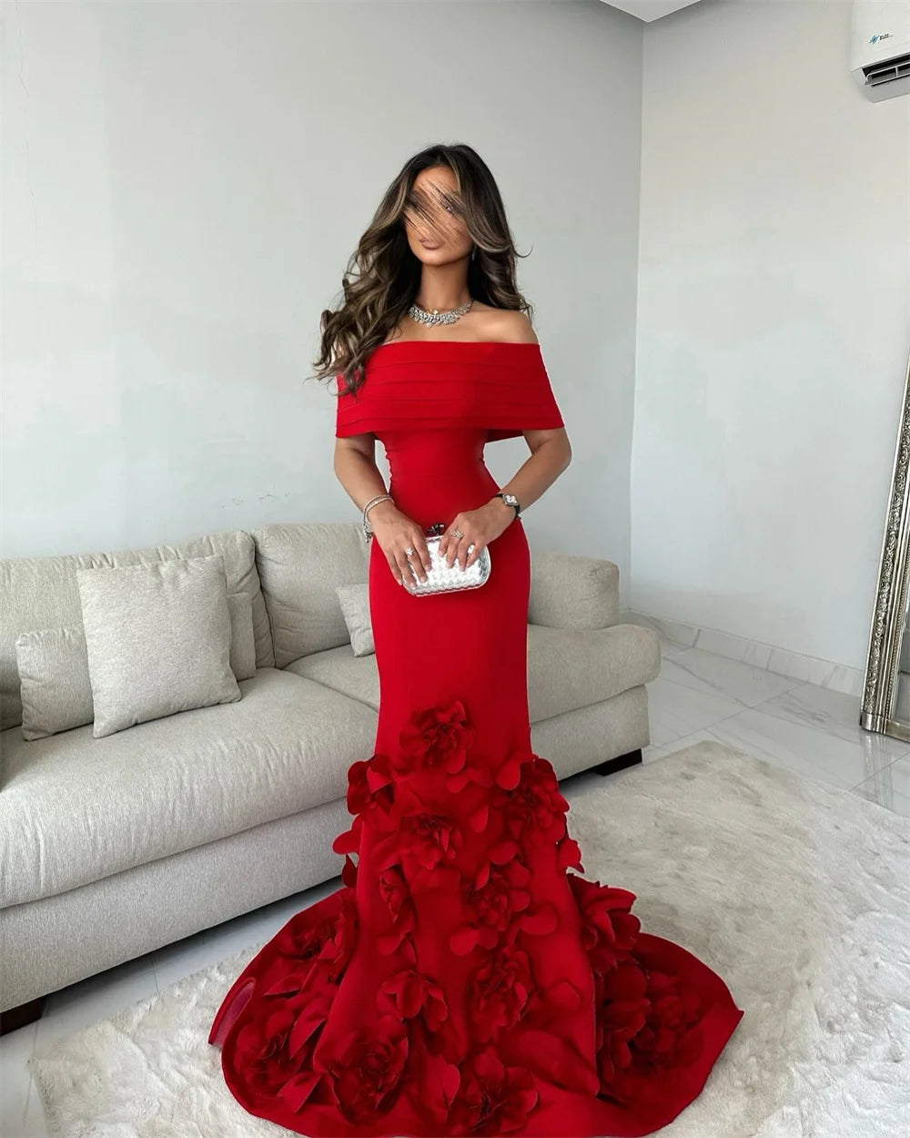 Lace Appliqué Gown