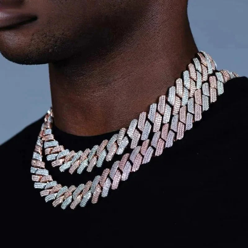 Iced-Out Cuban Zirconia Necklace