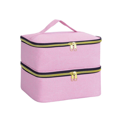 Double Layer Cosmetic Organizer Bag