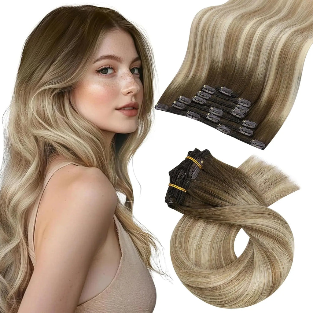 Balayage Clip-In Hair Extensions