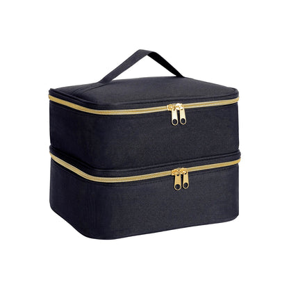 Double Layer Cosmetic Organizer Bag