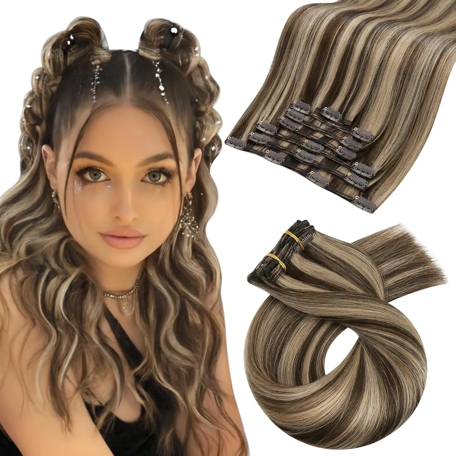 Balayage Clip-In Hair Extensions