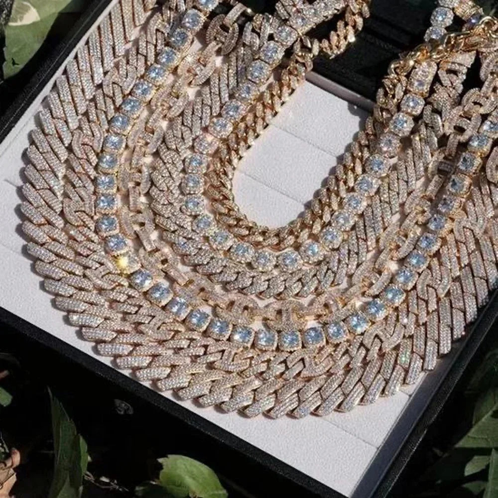 Iced-Out Cuban Zirconia Necklace