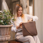 Stylish Vegan Leather Tote