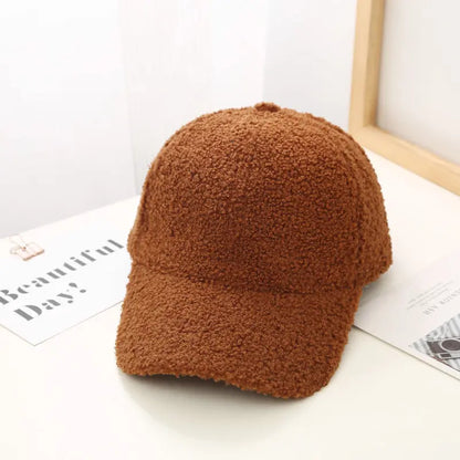 Women's Plush Baseball Cap