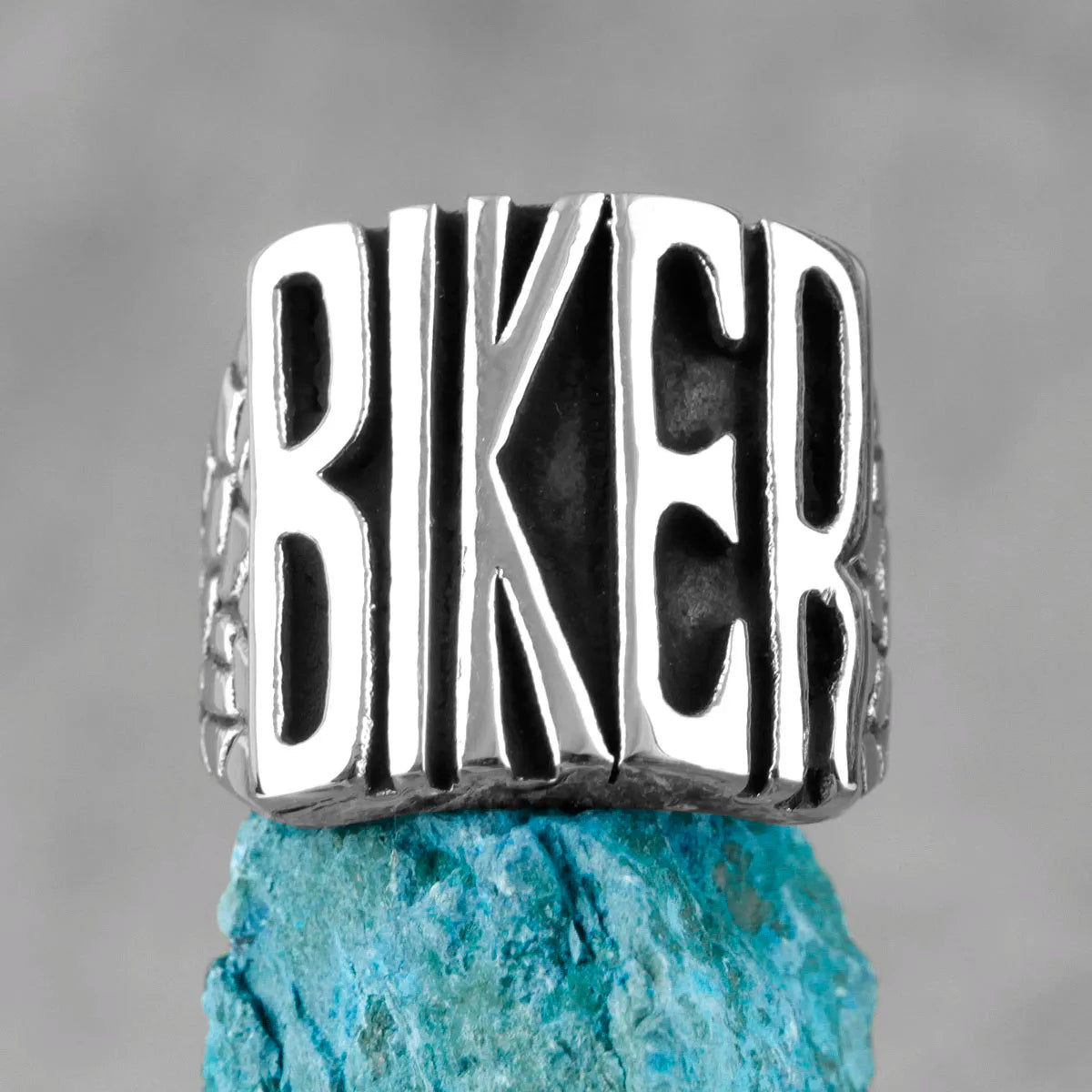 Motorcycle Biker Letter Ring