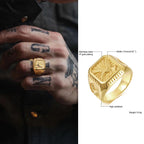 Mprainbow Bald Eagle Ring