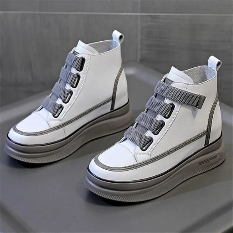 Platform Leather Sneakers