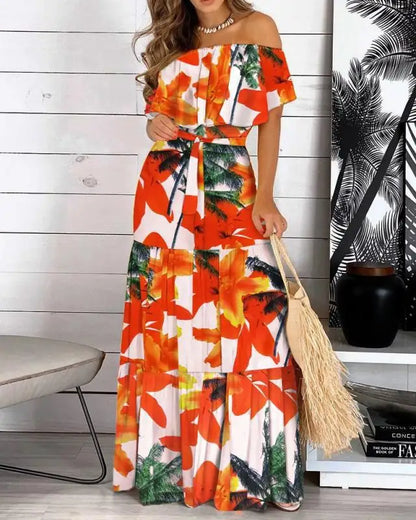 Elegant Bohemian Maxi Dress