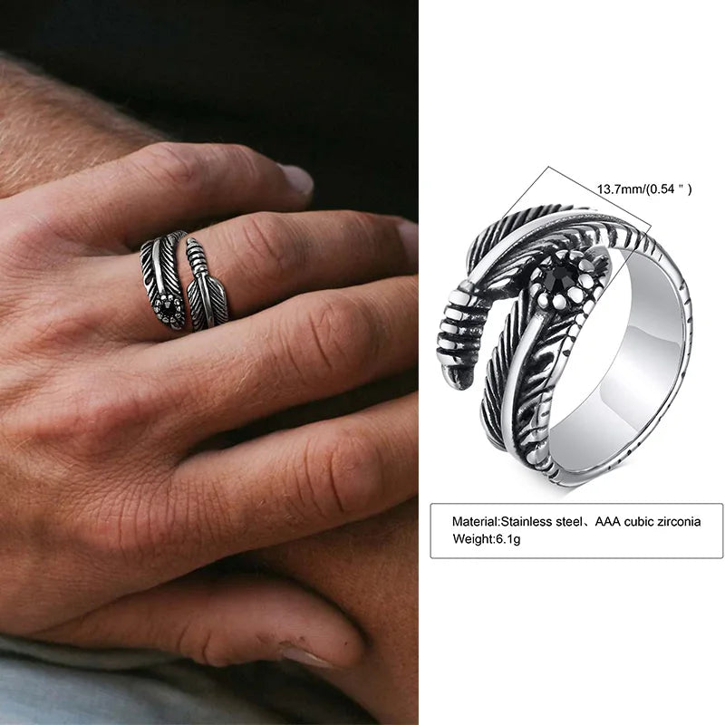Mprainbow Twisted Rope Ring