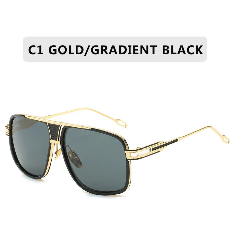 Retro metal sunglasses