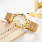 Gold Chronograph Watch