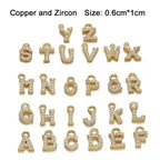 Crystal Letter Initial Necklace