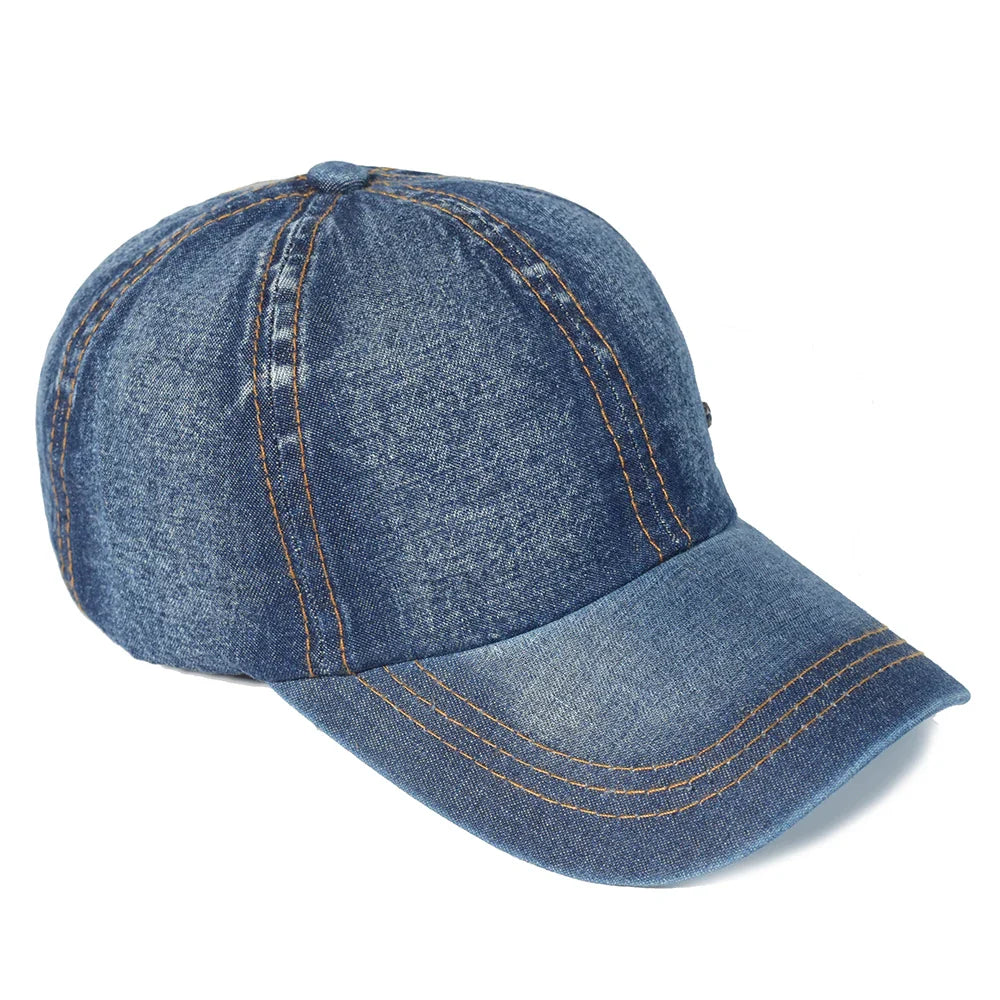 Vintage Denim Baseball Cap