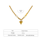 Gold Geometric Pendant Necklace