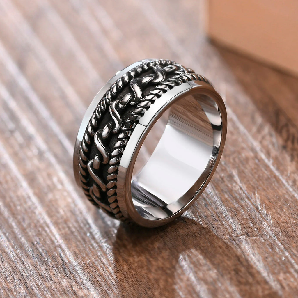 Mprainbow Twisted Rope Ring