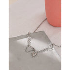 Gold Geometric Pendant Necklace