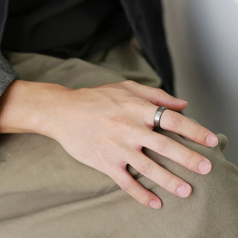 Vnox Tungsten Carbide Ring