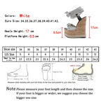 Women High Heel Wedge Sandals