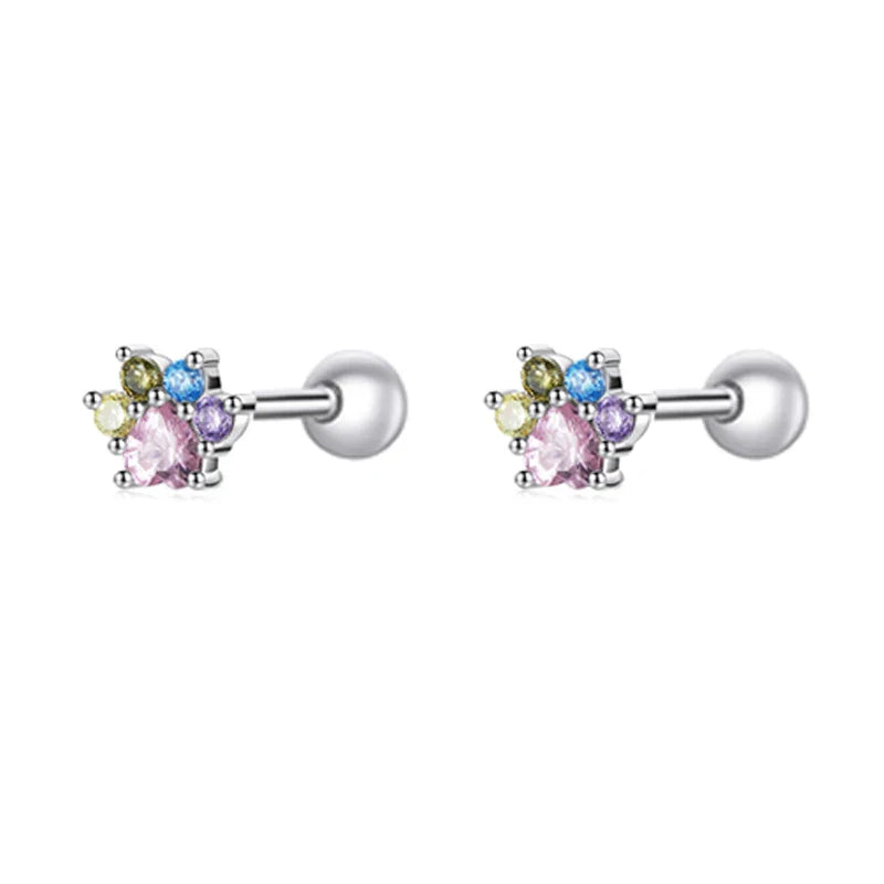 Butterfly Star Stud Earrings