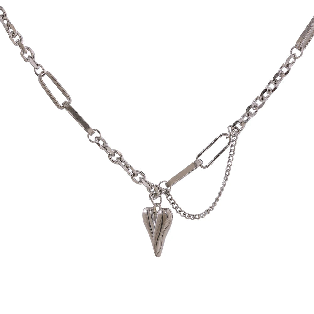 Gold Geometric Pendant Necklace