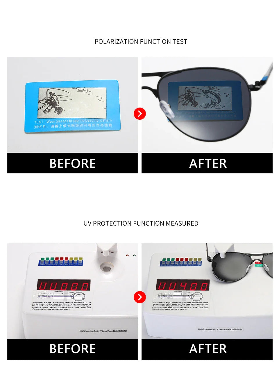 Men's polarized sunglasses