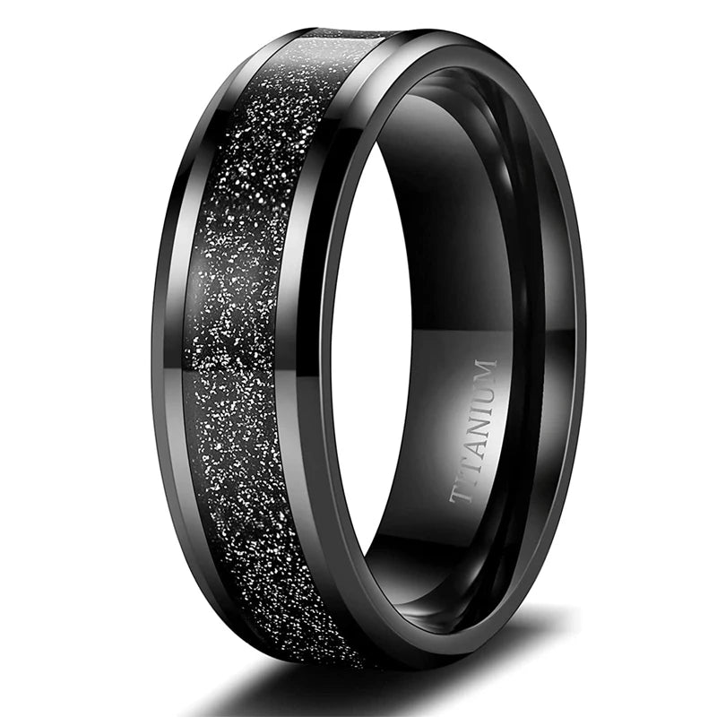 TIGRADE Black Titanium Ring