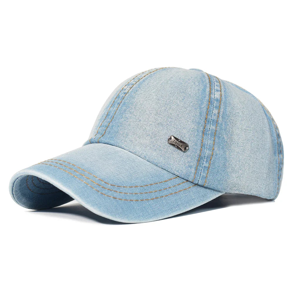 Vintage Denim Baseball Cap