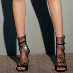 Mesh Gladiator Pumps