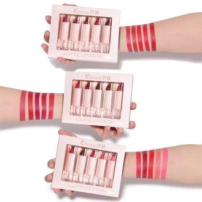 5PC Matte Velvet Lip Gloss Set