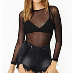 Transparent Long Sleeve Tee