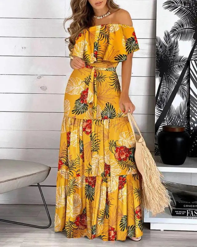 Elegant Bohemian Maxi Dress