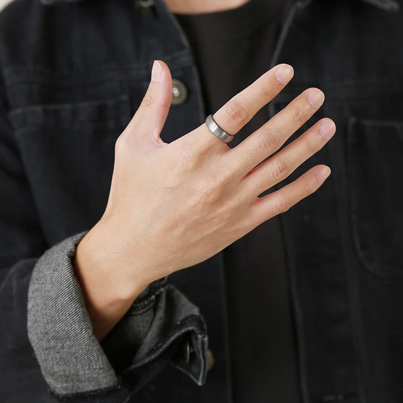 Vnox Tungsten Carbide Ring