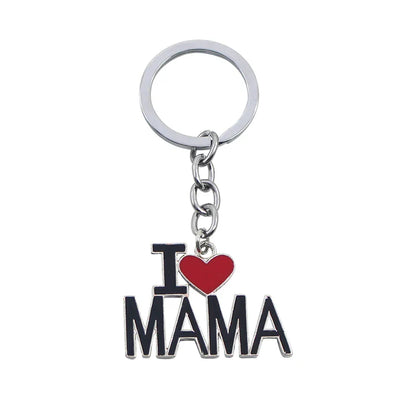 MOM DAD Love Keychain