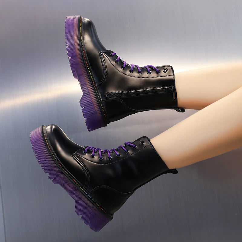 Platform Ankle Boots