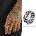 Mprainbow Twisted Rope Ring