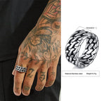 Mprainbow Twisted Rope Ring