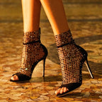 Mesh Gladiator Pumps