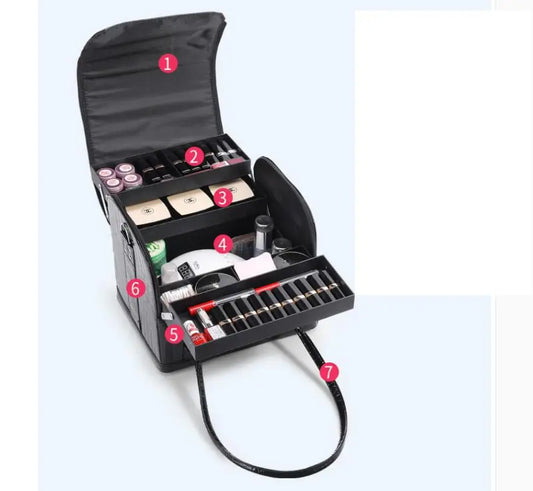 Large Capacity Makeup Suitcase