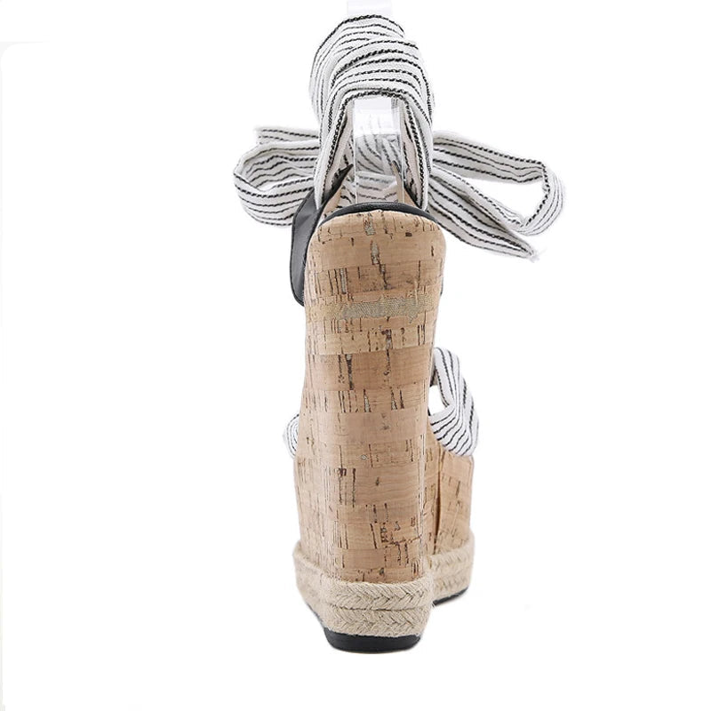 Women High Heel Wedge Sandals