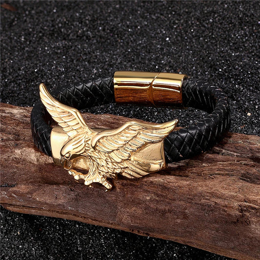 Punk Ride Leather Bracelet