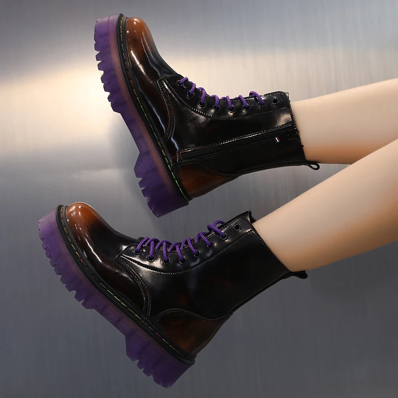 Platform Ankle Boots