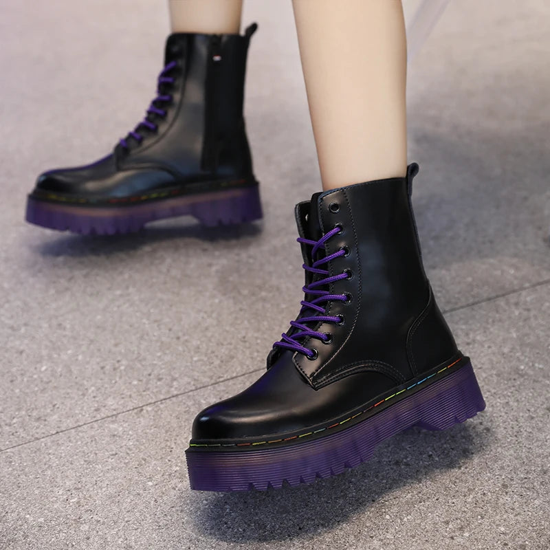 Platform Ankle Boots