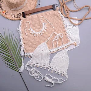 Seashell Ankle Chain Bikini
