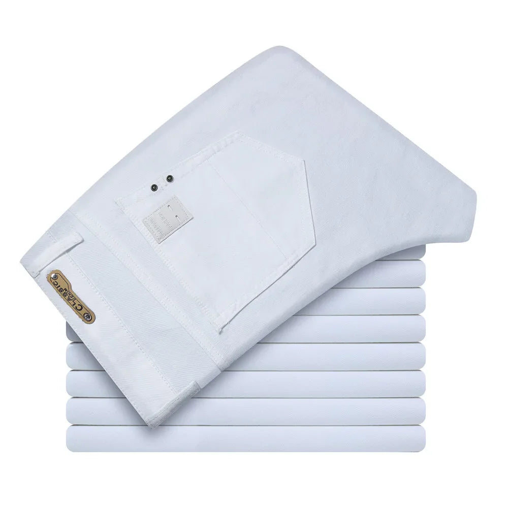 Fashionable White Men’s Pants