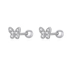 Butterfly Star Stud Earrings