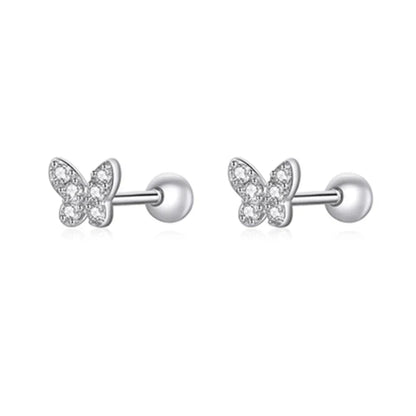 Butterfly Star Stud Earrings