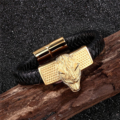 Punk Ride Leather Bracelet