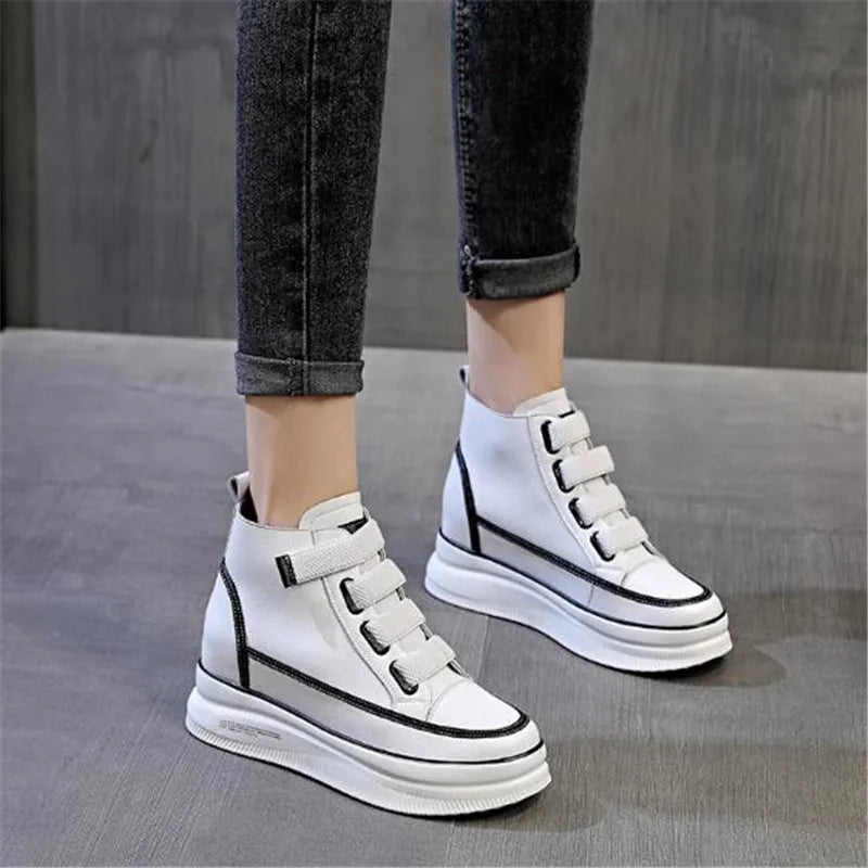 Platform Leather Sneakers